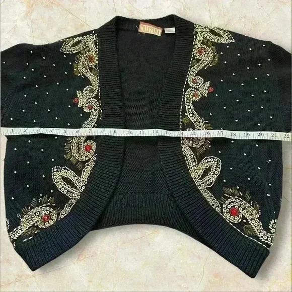 Vintage Cristina Embellished Cardigan - Picture 12 of 14